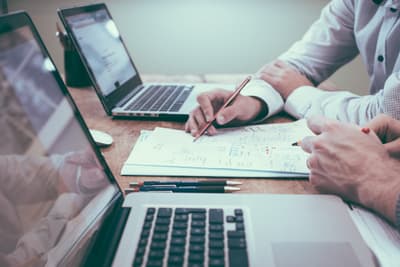 Australian business owner reviewing line of credit alternatives