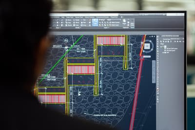 Manufacturing facility with production equipment and materials ready for processing